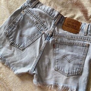 Levi’s denim shorts